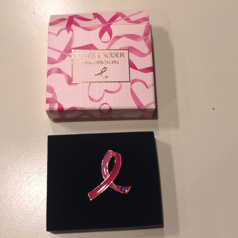 Breast Cancer Pink Ribbon Pin New